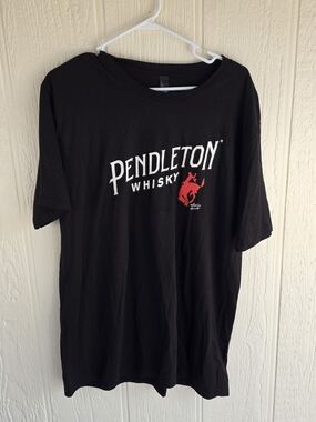 Pendleton Whisky Black Short Sleeve Graphic Tee, Size XL